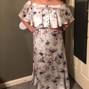 Show Me Your MuMu off the shoulder dress